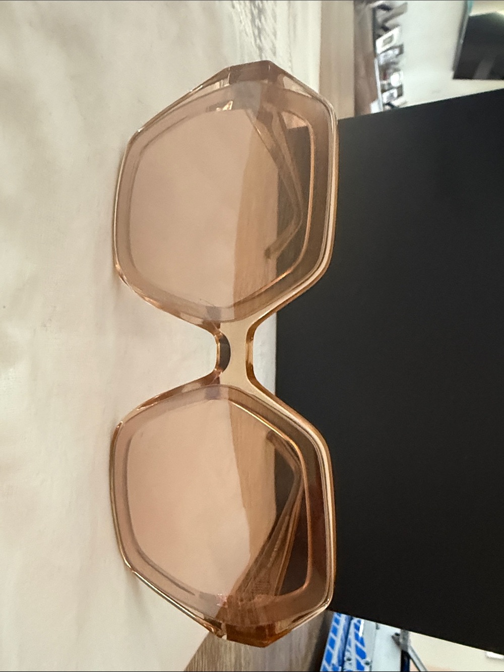Diff Eyewear Oversized Square Sunglasses - Amber - Picture 2 of 4